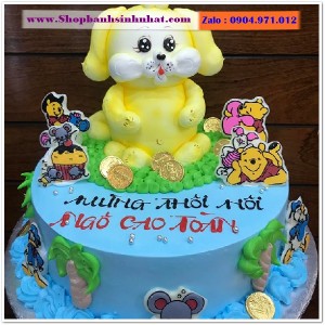 Bánh Sinh Nhật Con Heo Tuổi Hợi- Y70